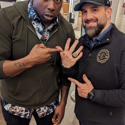 Jason Duncan with Chukky Okobi