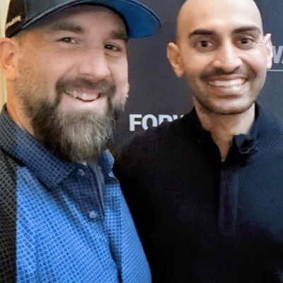 Jason Duncan with Neil Patel