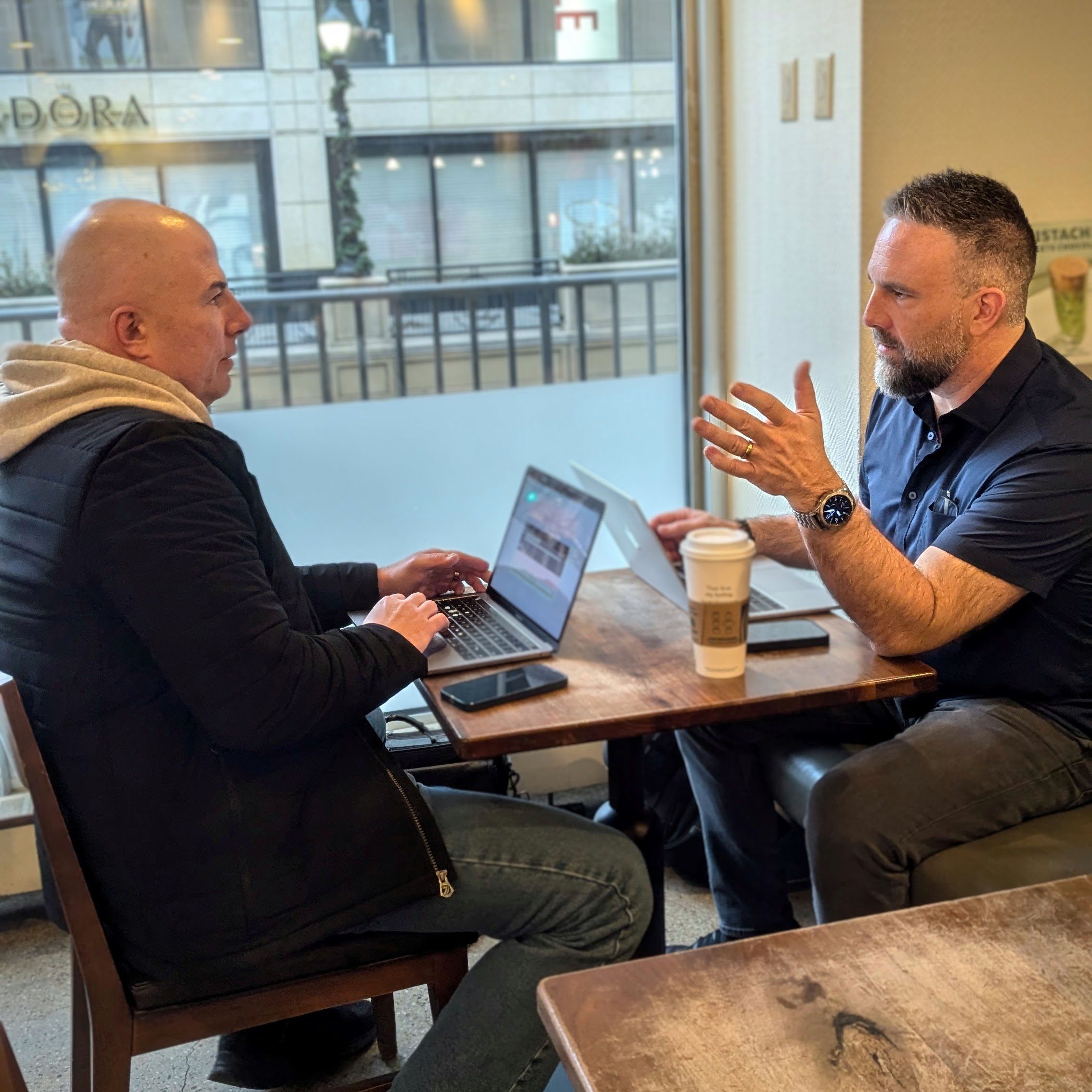 Jason Duncan in a one-on-one advisory session